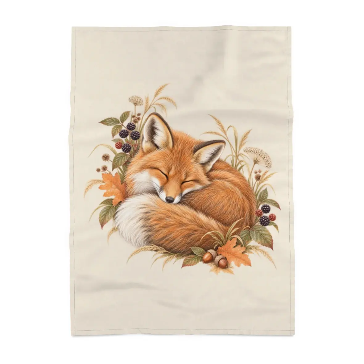 Bramble Fox Tea Towel product view