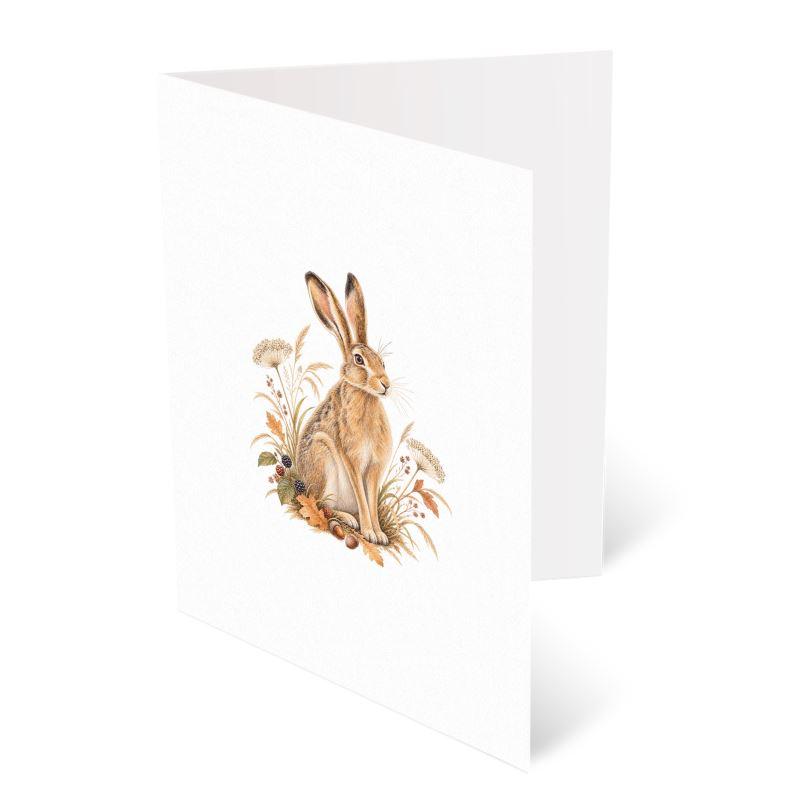 Meadow Hare Greeting Card product view