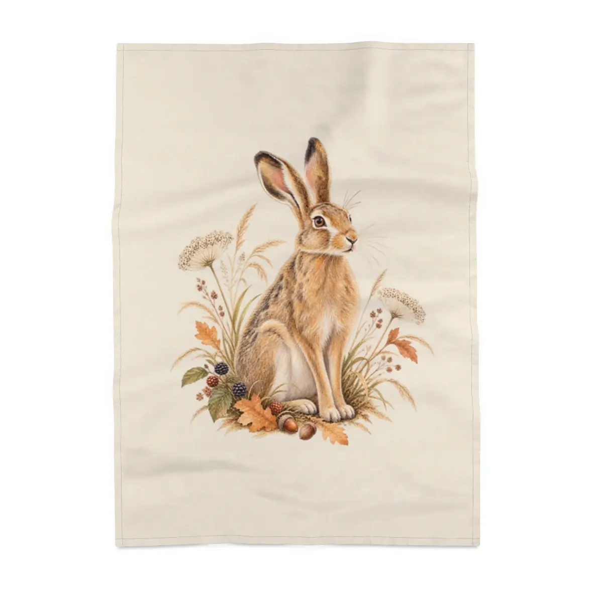 Meadow Hare Tea Towel product view
